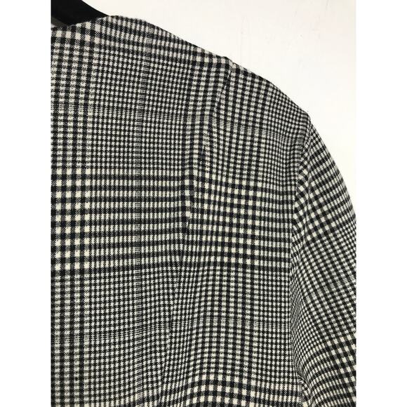 Theory Womens Clothing Lauret Portland Glen Check Top Workwear Classic Timeless - Picture 9 of 13